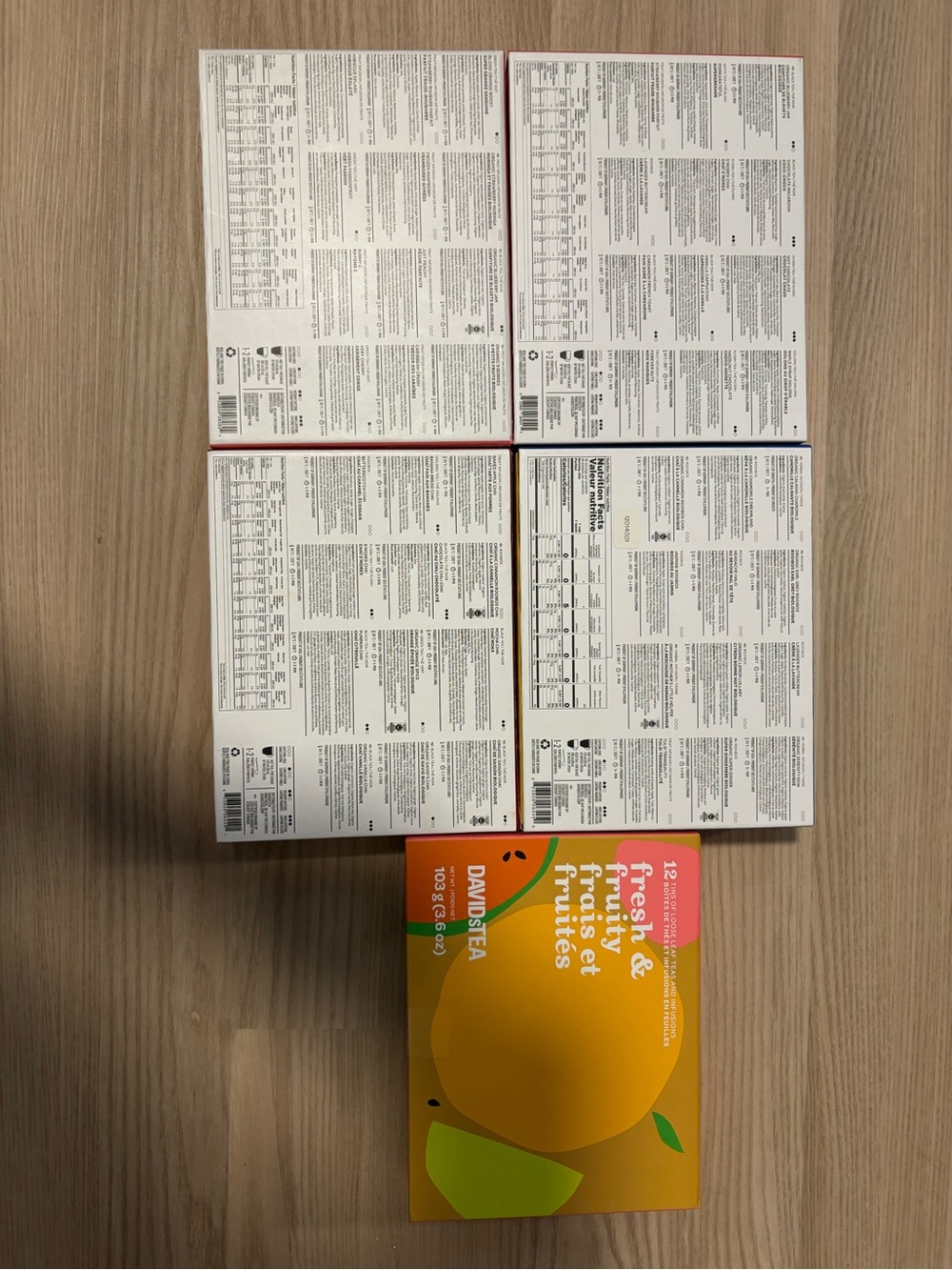 DAVIDsTEA Assorted Tea Box Set - 5 PACKS! - Picture 2 of 3